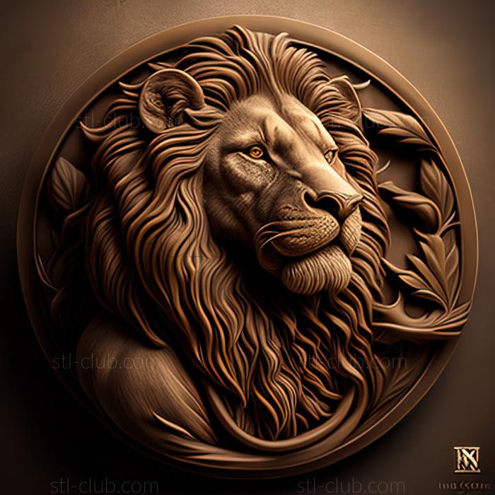 3D model st Cecil lion famous animal (STL)